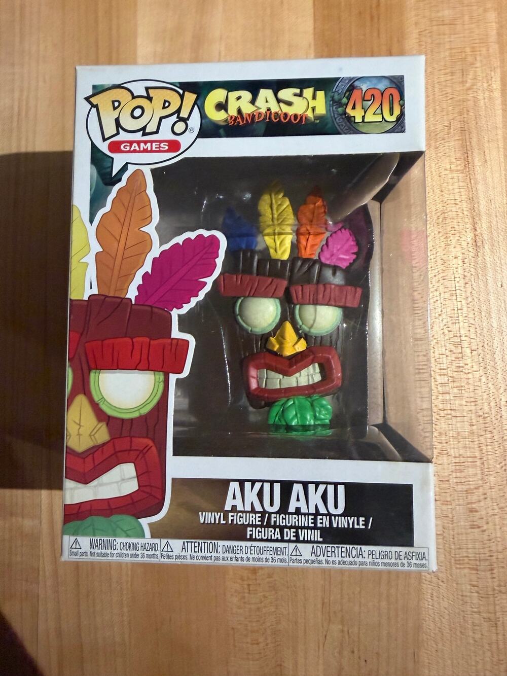 Funko Pop! Games Crash Bandicoot Aku Aku #420